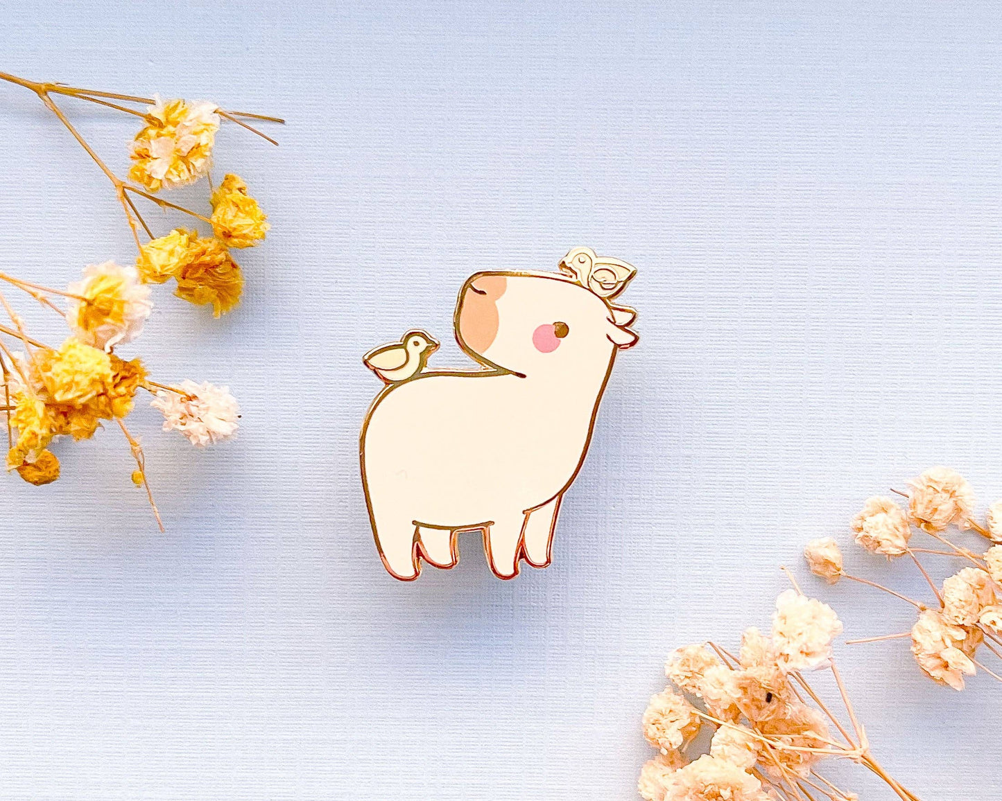 Curly the Capybara and Friends Pin