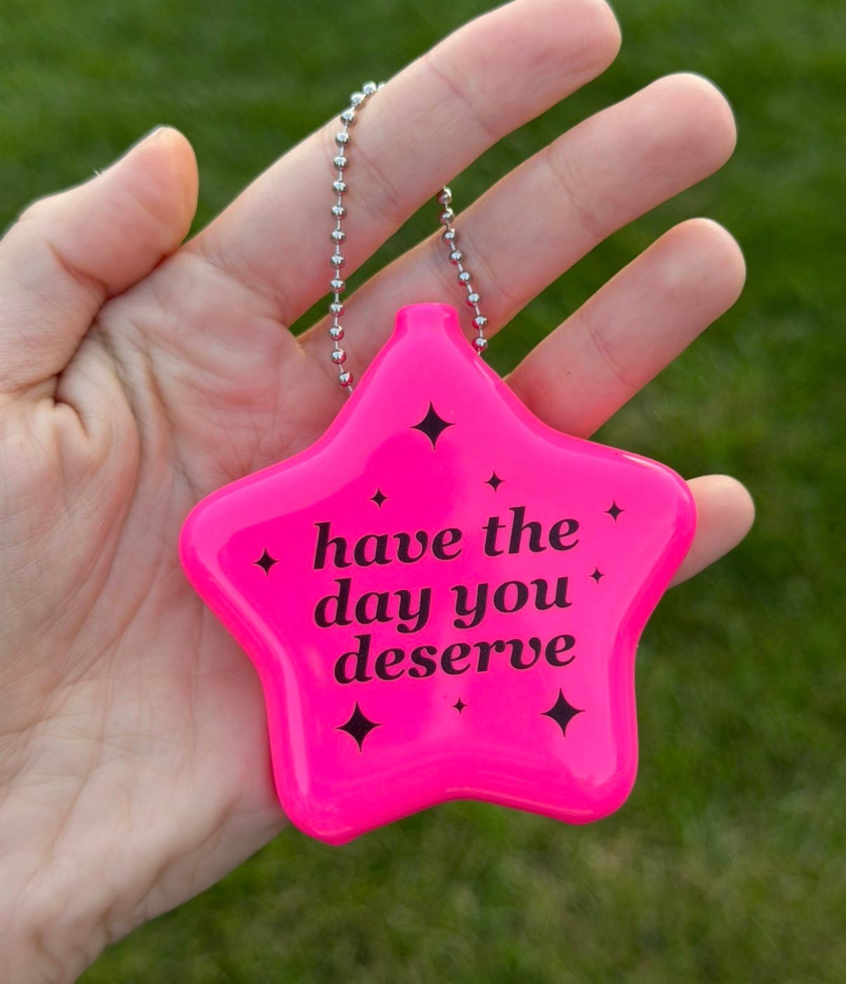 Have The Day You Deserve Rubber Star Coin Purse