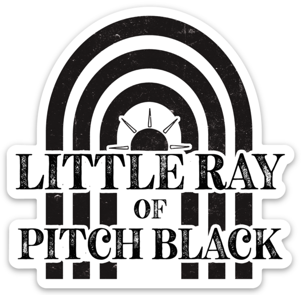 Little Ray Of Pitch Black Sticker