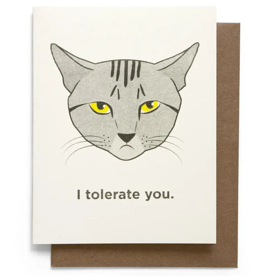 Load image into Gallery viewer, I Tolerate You Card
