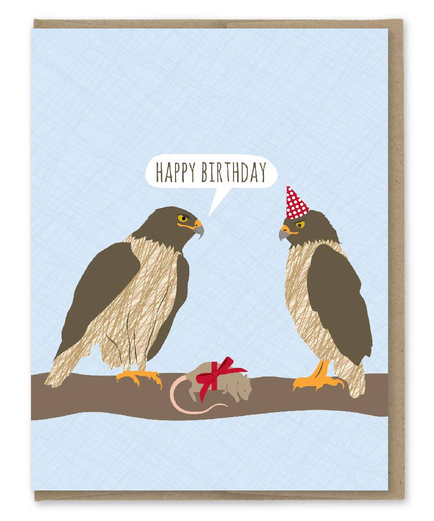 Happy Birthday Hawks Card