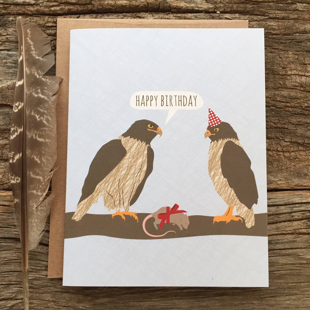Happy Birthday Hawks Card