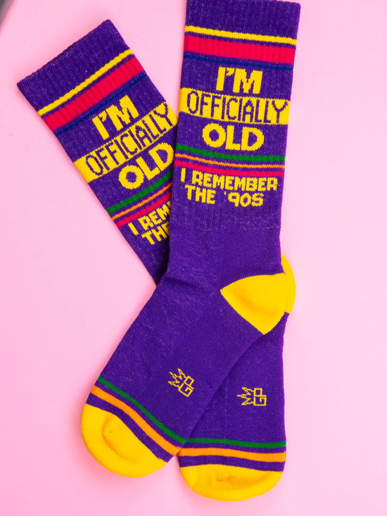 I'm Officially Old...I Remember the '90s Socks