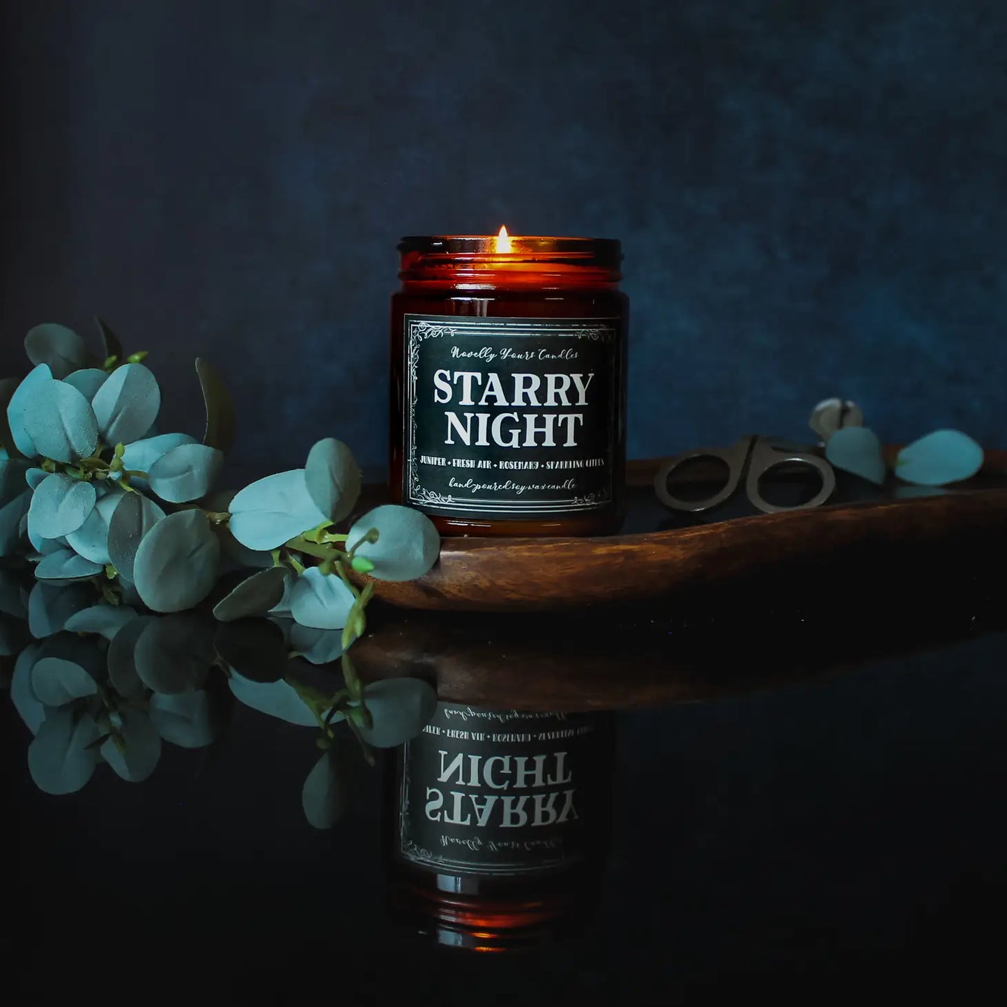 Starry Night Candle