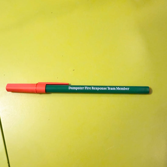 Dumpster Fire Response Team Member Pen