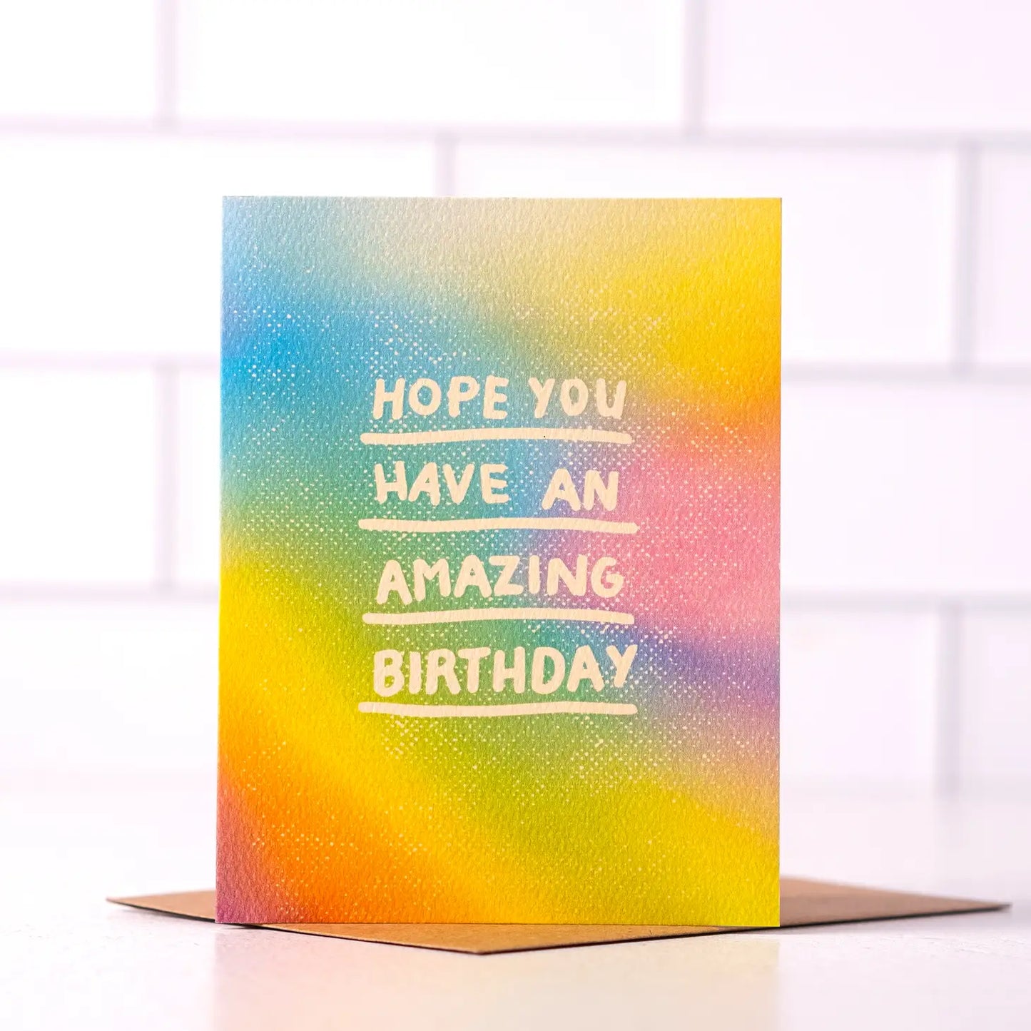 Load image into Gallery viewer, Have An Amazing Birthday Rainbow Birthday Card
