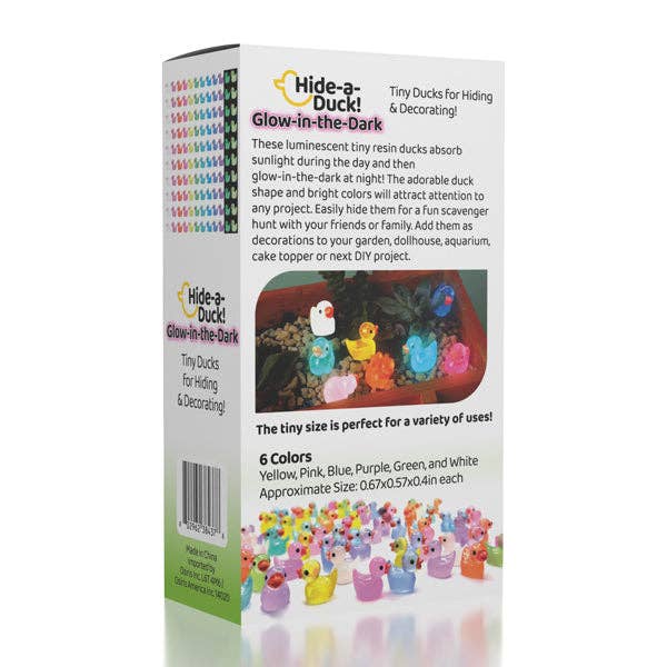 Hide-A-Duck Tiny Glow-In-The-Dark Duck Charms