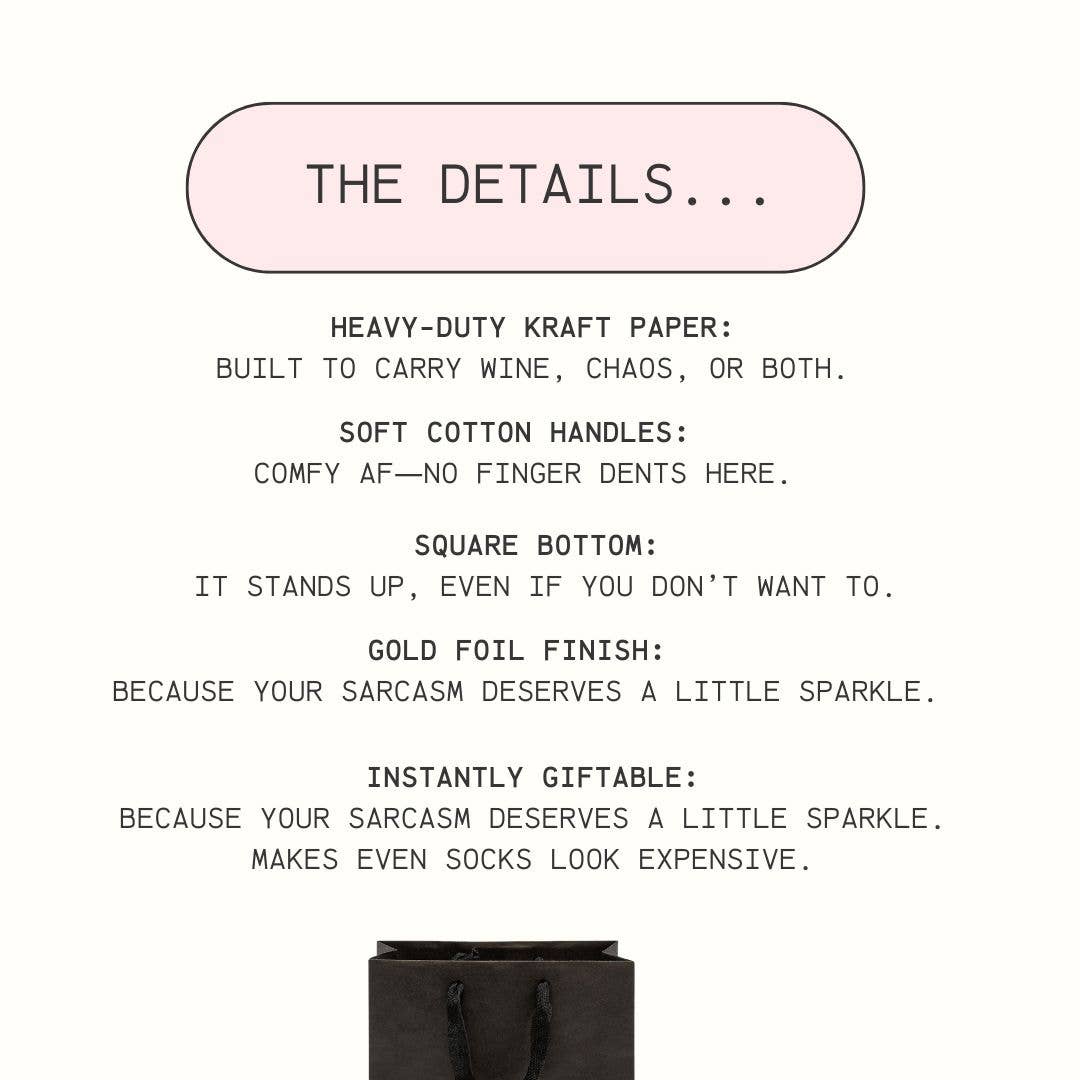 Happy Birthday Slutface Gift Bag