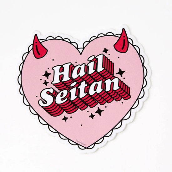 Load image into Gallery viewer, Hail Seitan Sticker
