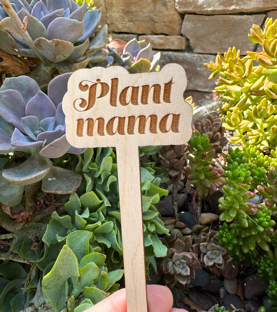 Plant Mama Wooden Plant Stake