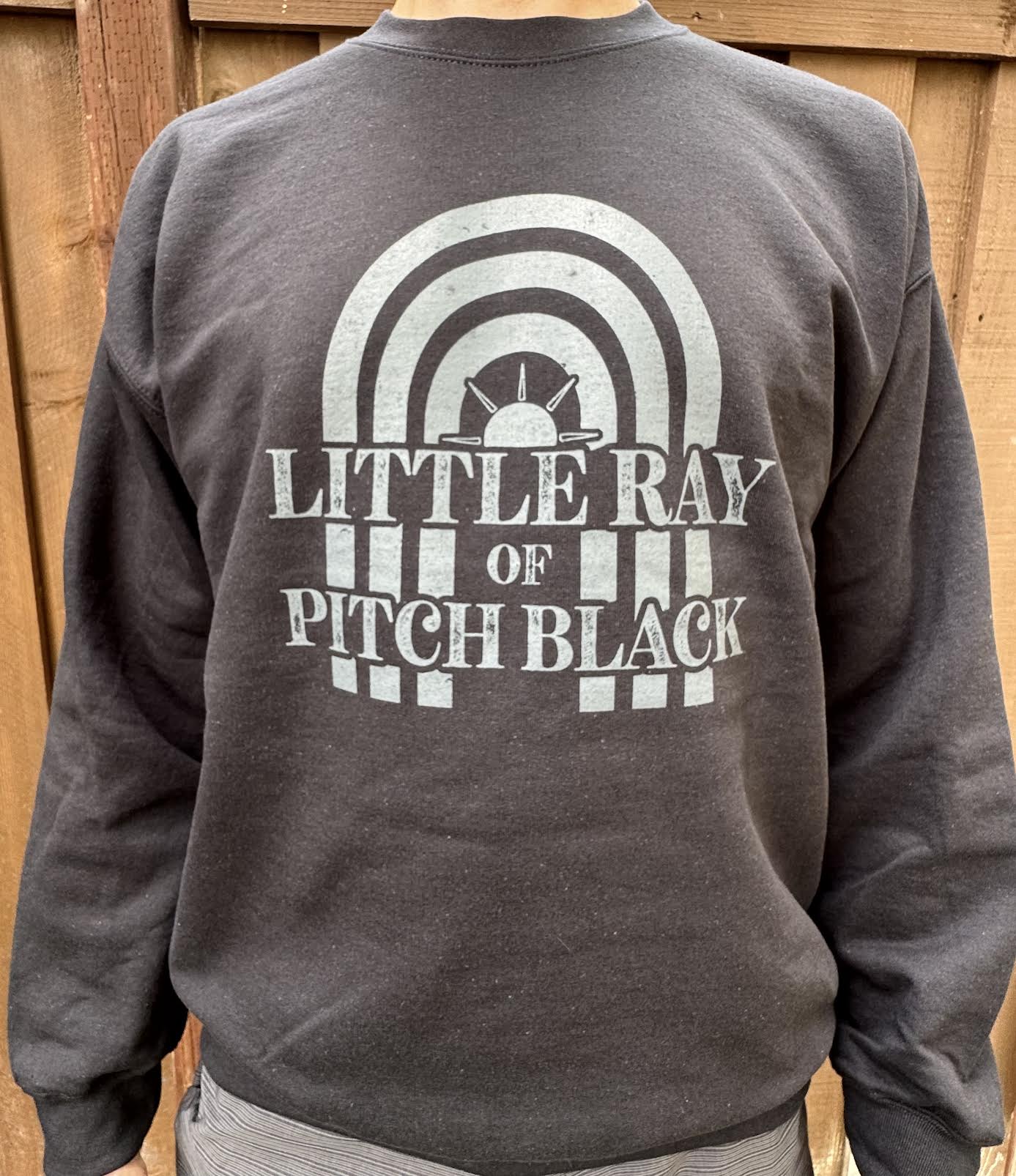 Load image into Gallery viewer, Little Ray Of Pitch Black Unisex Sweatshirt
