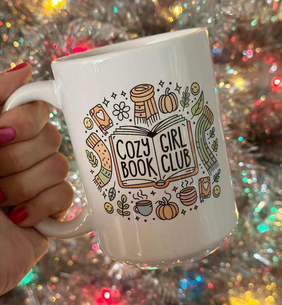 Cozy Girl Book Club 15 oz Mug