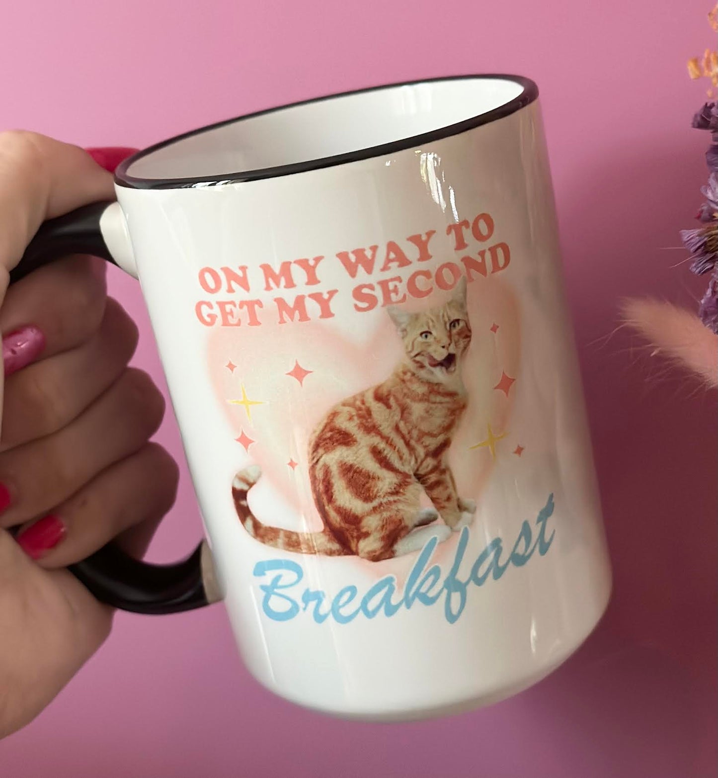 Load image into Gallery viewer, On My Way To Get My Second Breakfast 15 oz Mug
