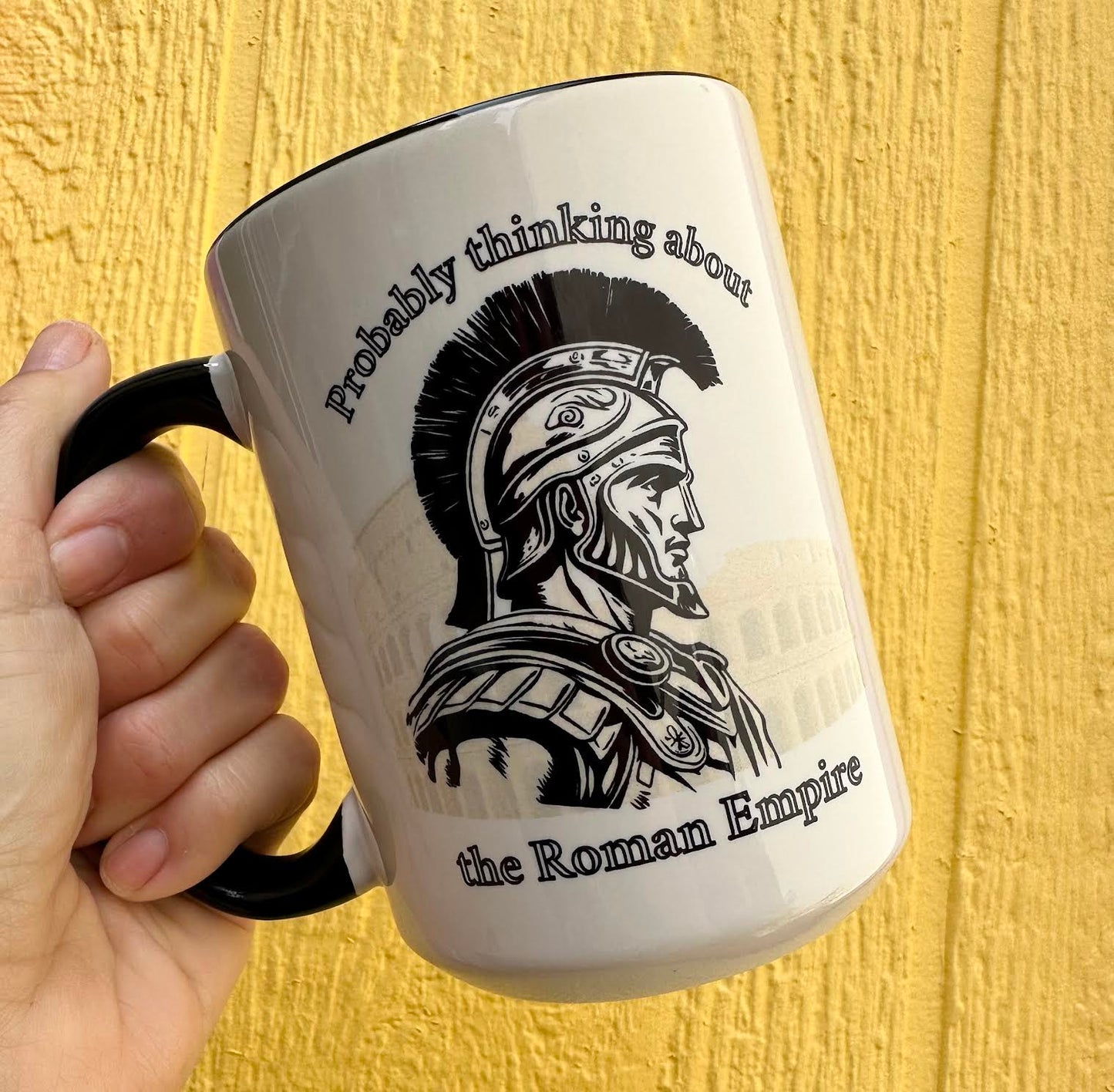 Load image into Gallery viewer, Probably Thinking About The Roman Empire 15 oz Mug
