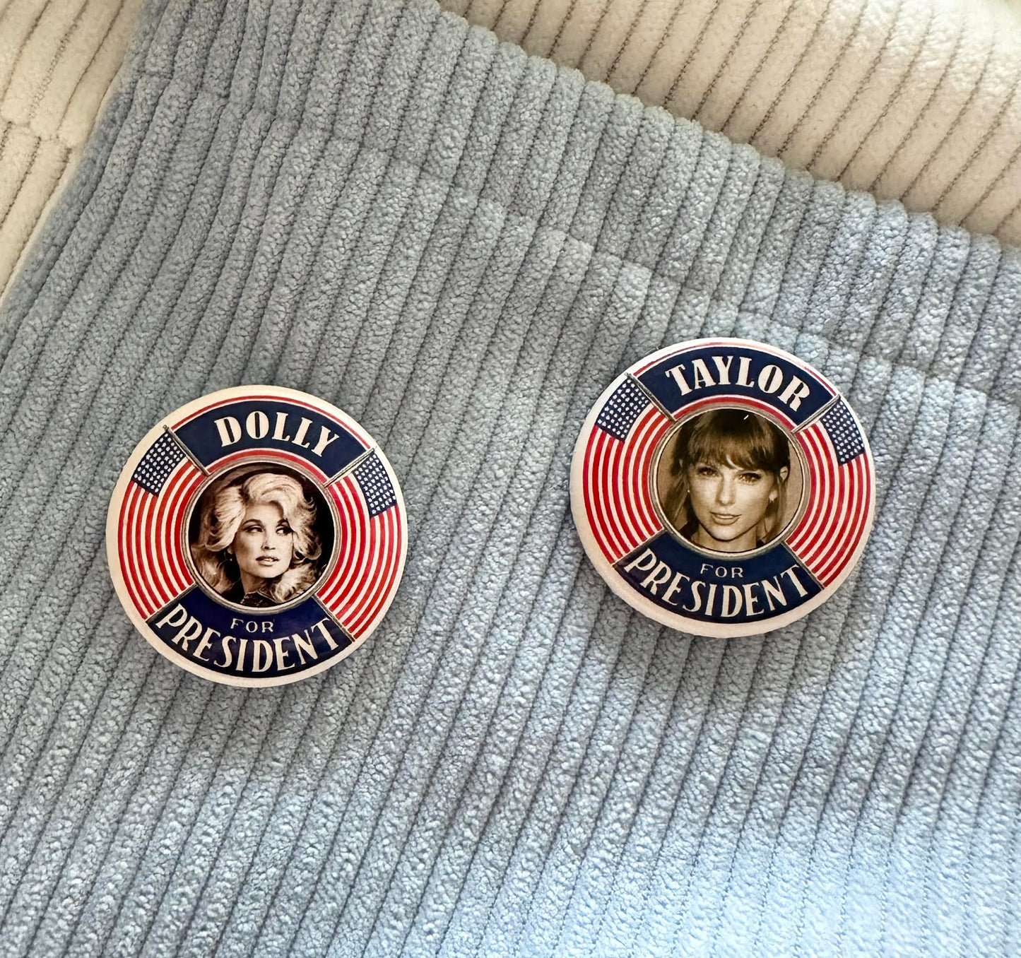 Taylor For President Button