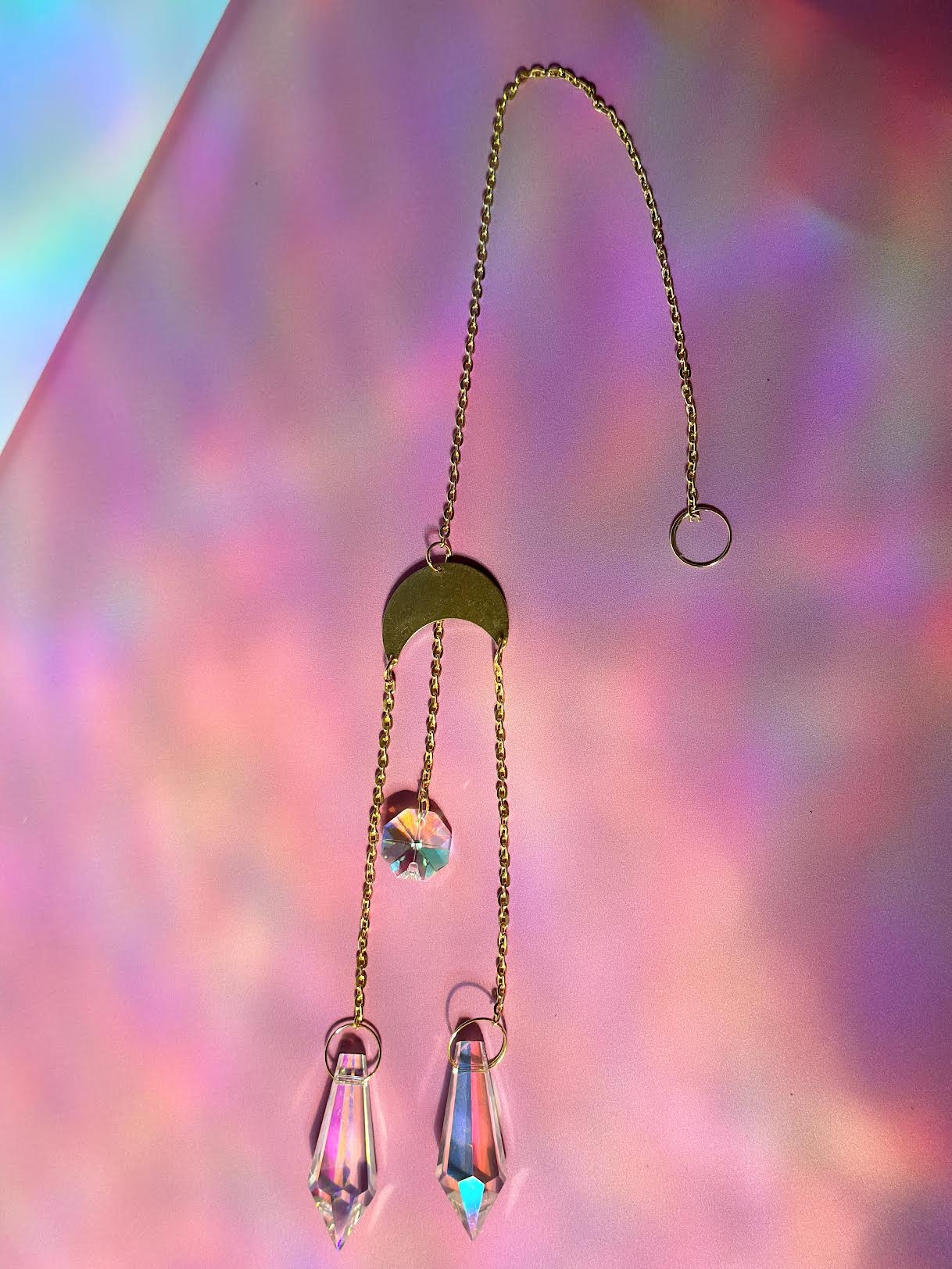 Moon Crystal Suncatcher (Style E)