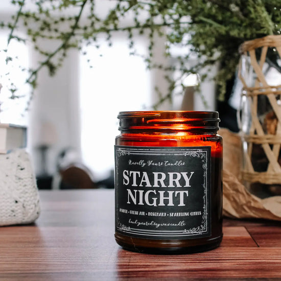 Starry Night Candle