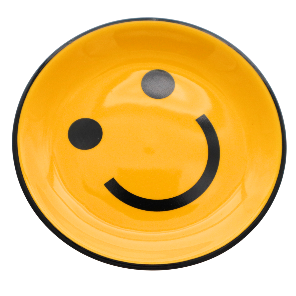 Smiley Face Round Trinket Tray