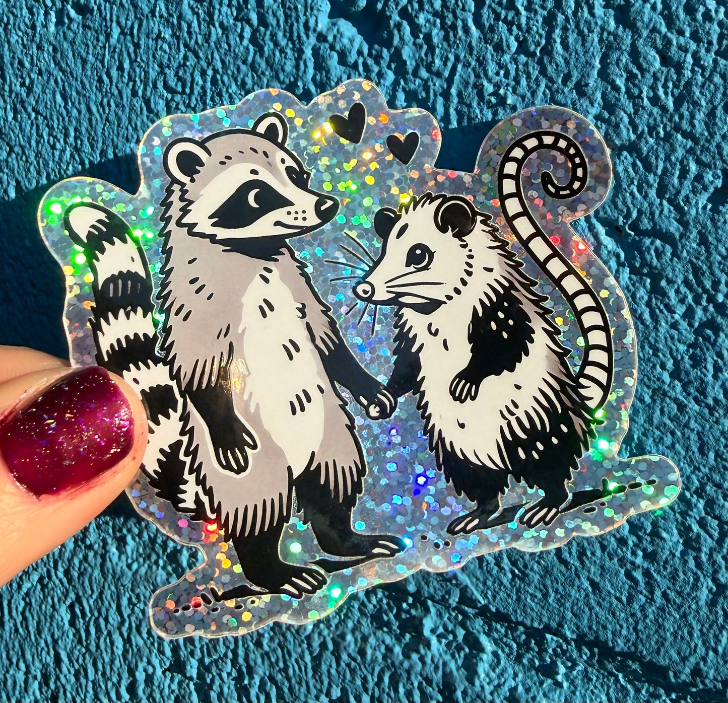 Dumpster Darlings Glitter Sticker