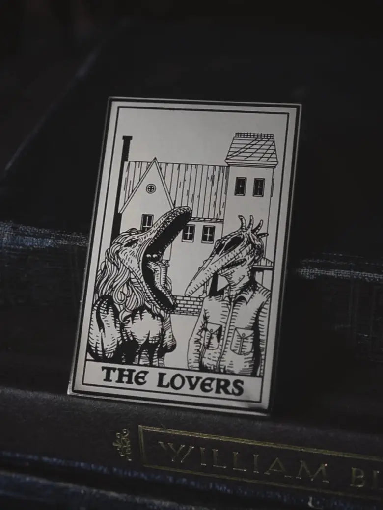 The Lovers Tarot Card Enamel Pin