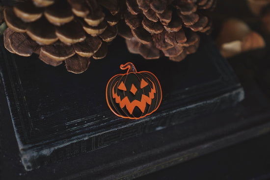Load image into Gallery viewer, Haunted Hallows Enamel Pin
