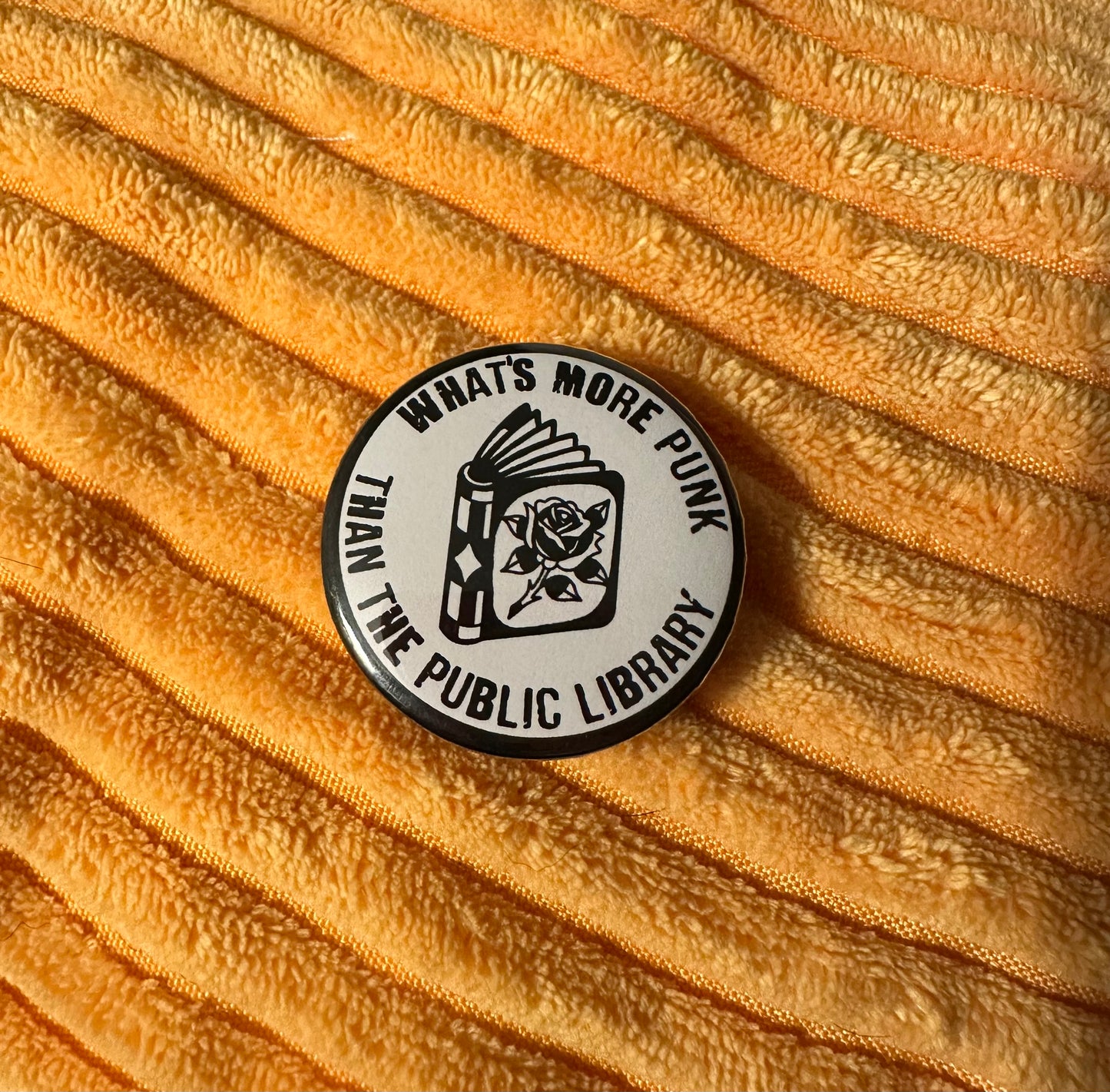 What's More Punk Than The Public Library Button