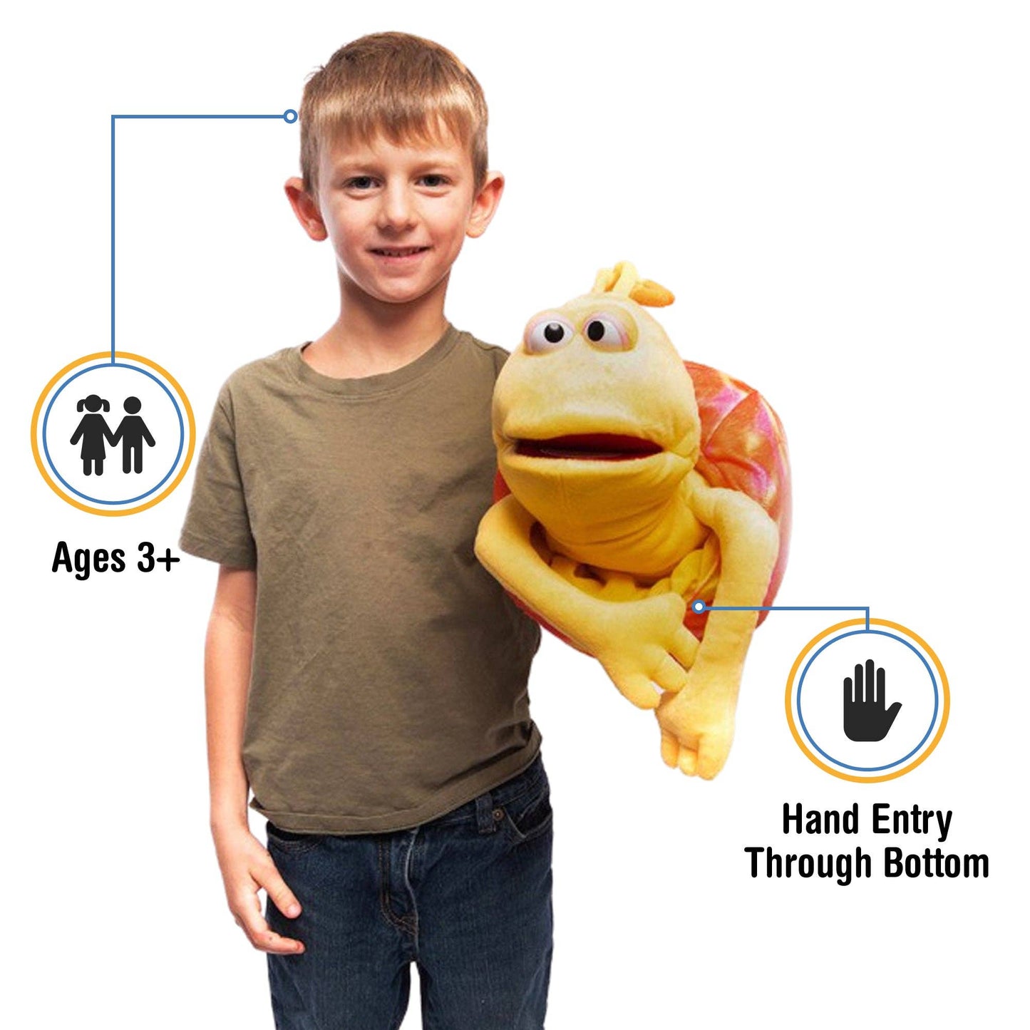 Silly Puppets Snail (19")