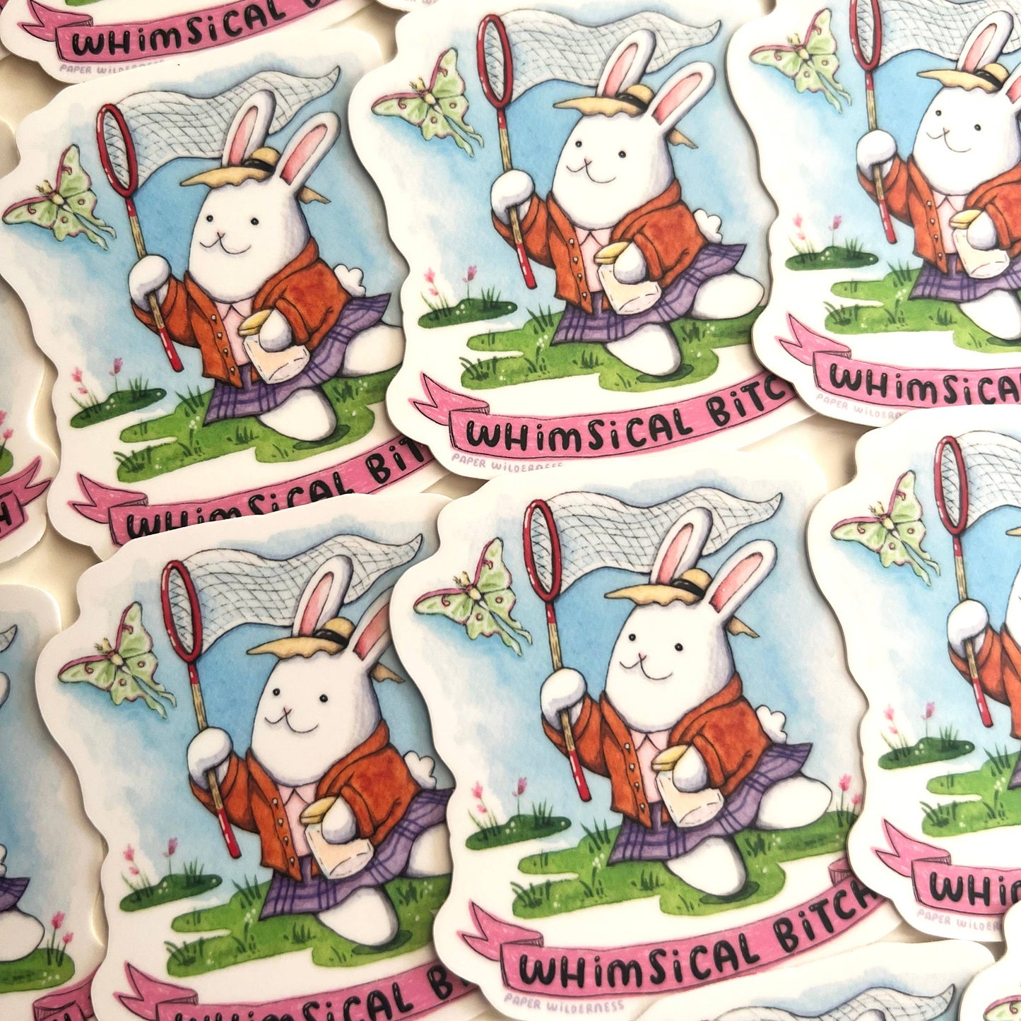 Whimsical Bitch Bunny Sticker
