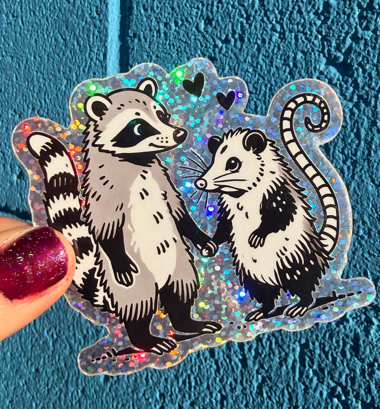 Dumpster Darlings Glitter Sticker