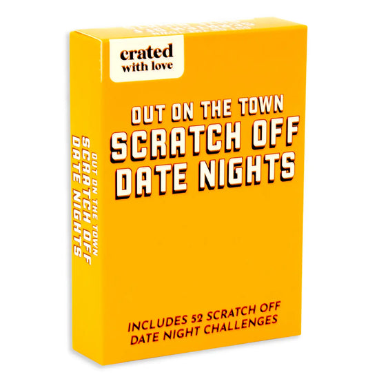 Out On the Town Scratch Off Date Night Idea Cards - 52 cards