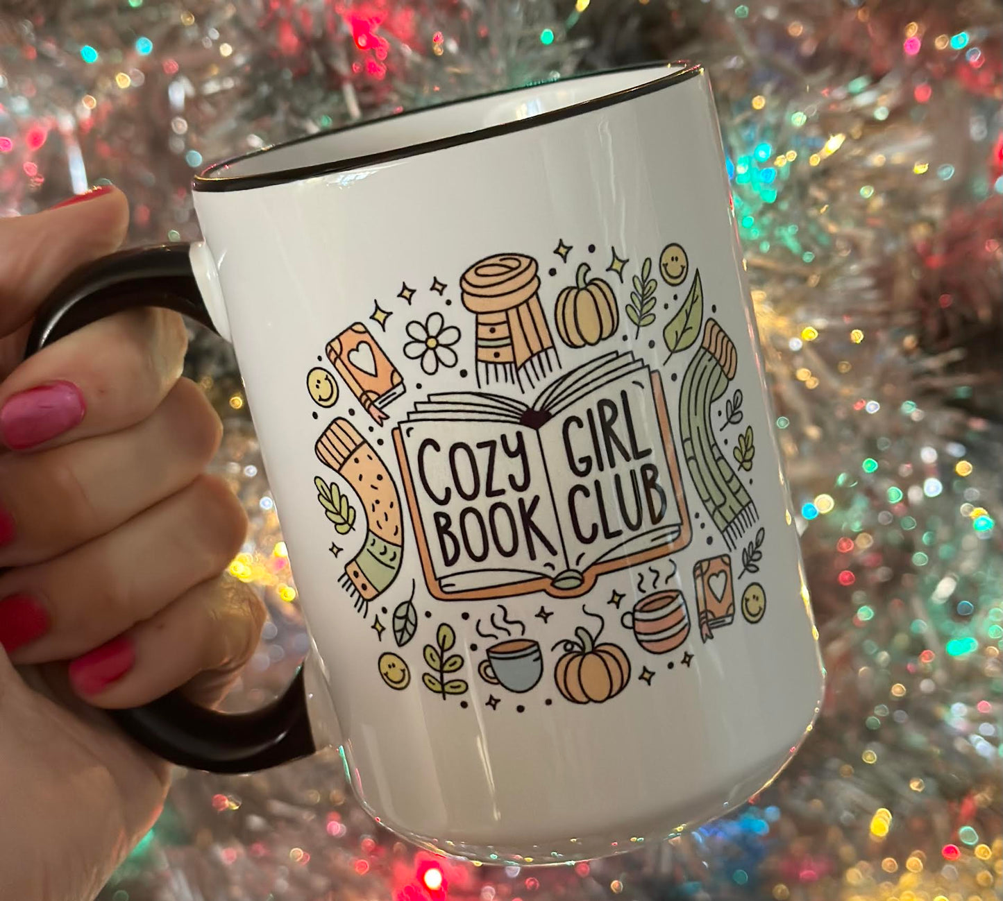 Cozy Girl Book Club 15 oz Mug
