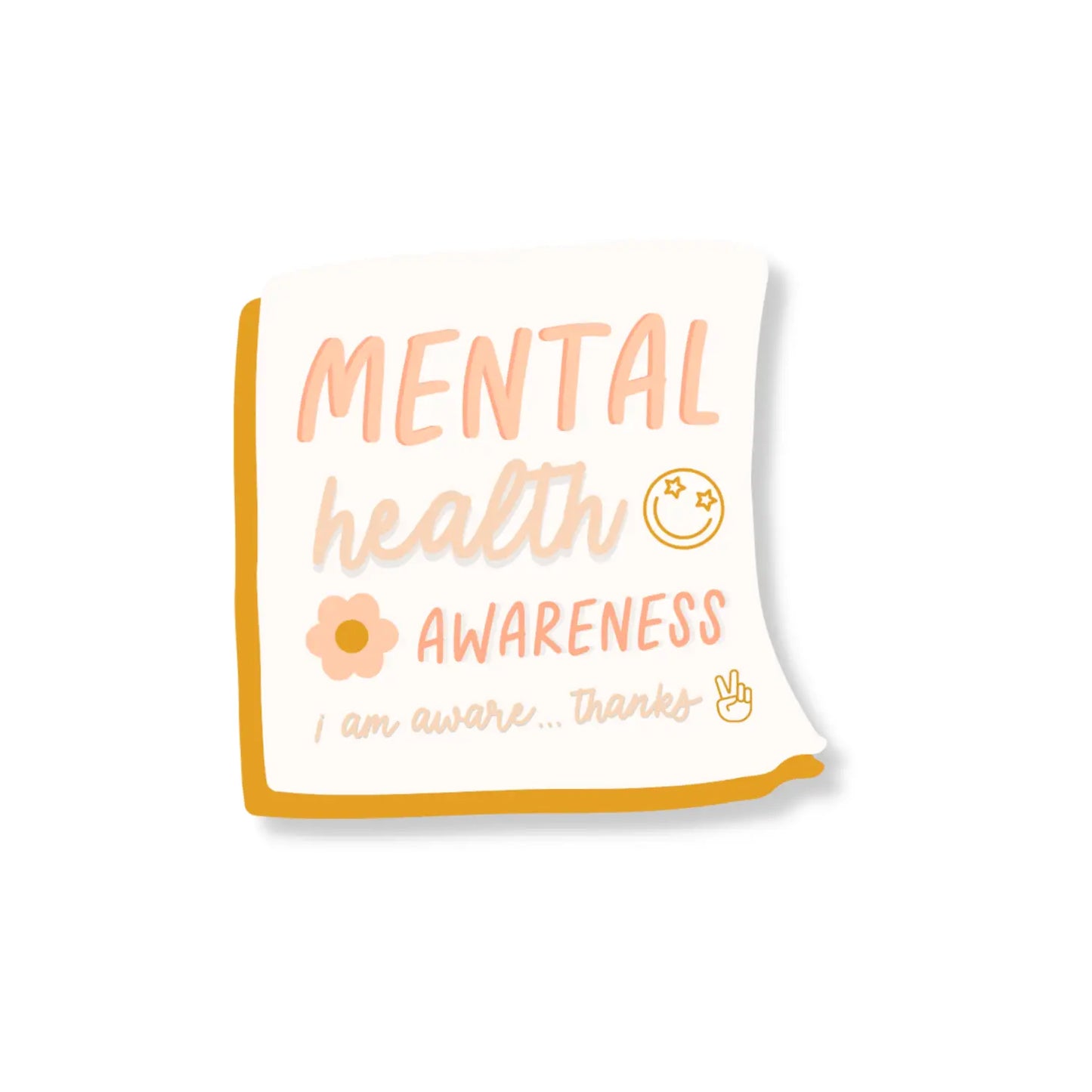 Mental Health Awareness Funny Sticker