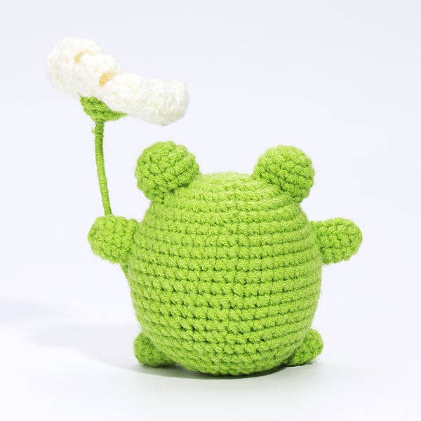 DIY Mini Crochet Plush Toy Complete Kit For Beginners - Bogart the Frog