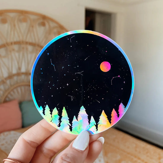 Night Sky Holographic Sticker