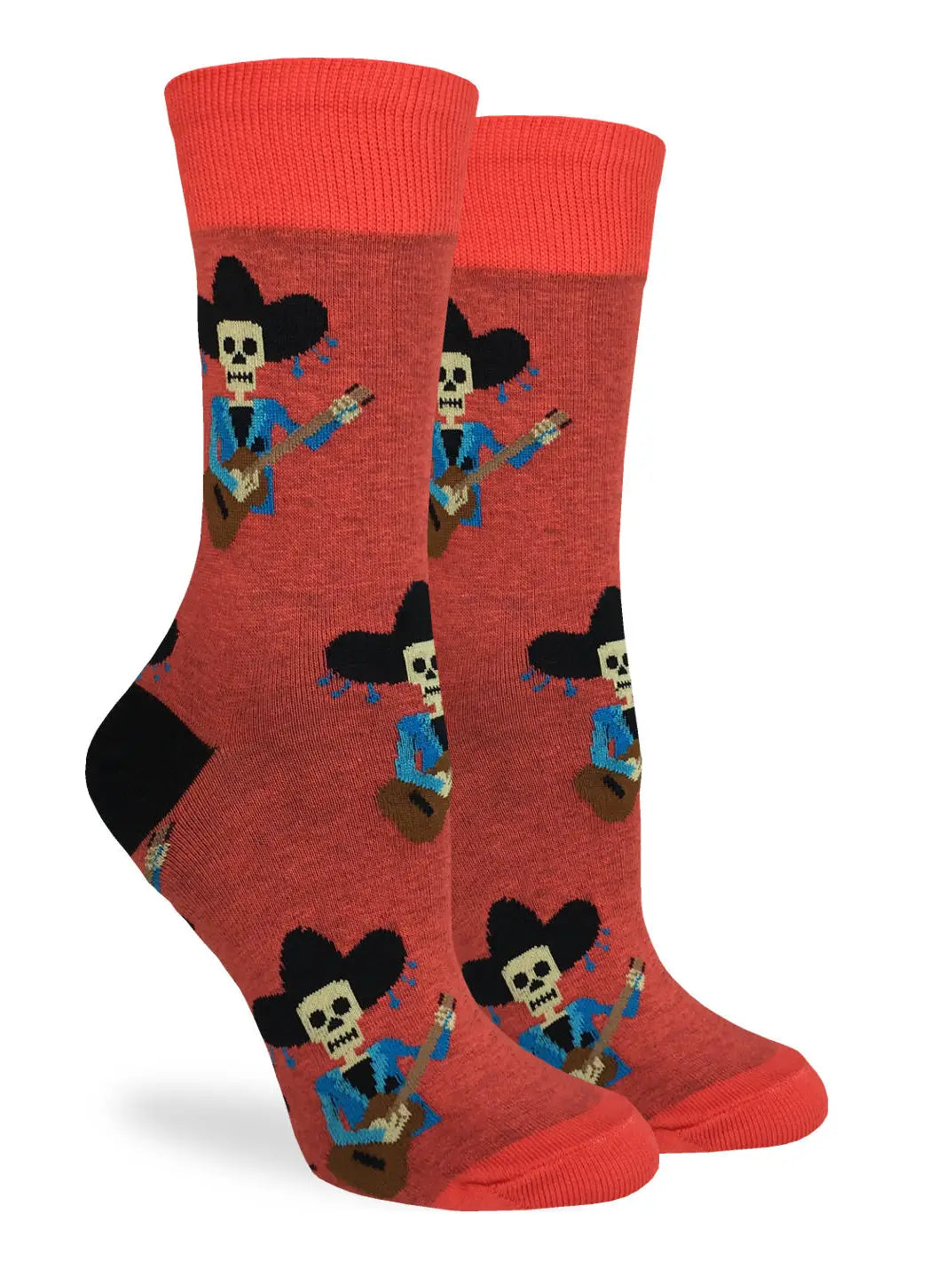 Load image into Gallery viewer, Mariachi Skeleton Socks
