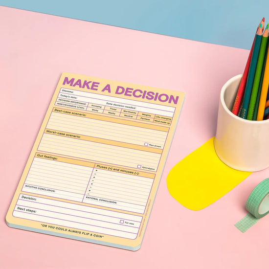Make a Decision Pad - 60 Sheets