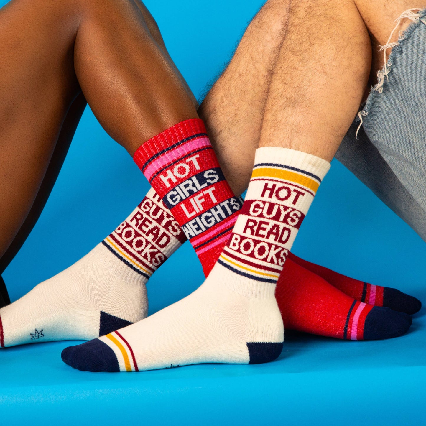 Hot Guys Read Books Socks