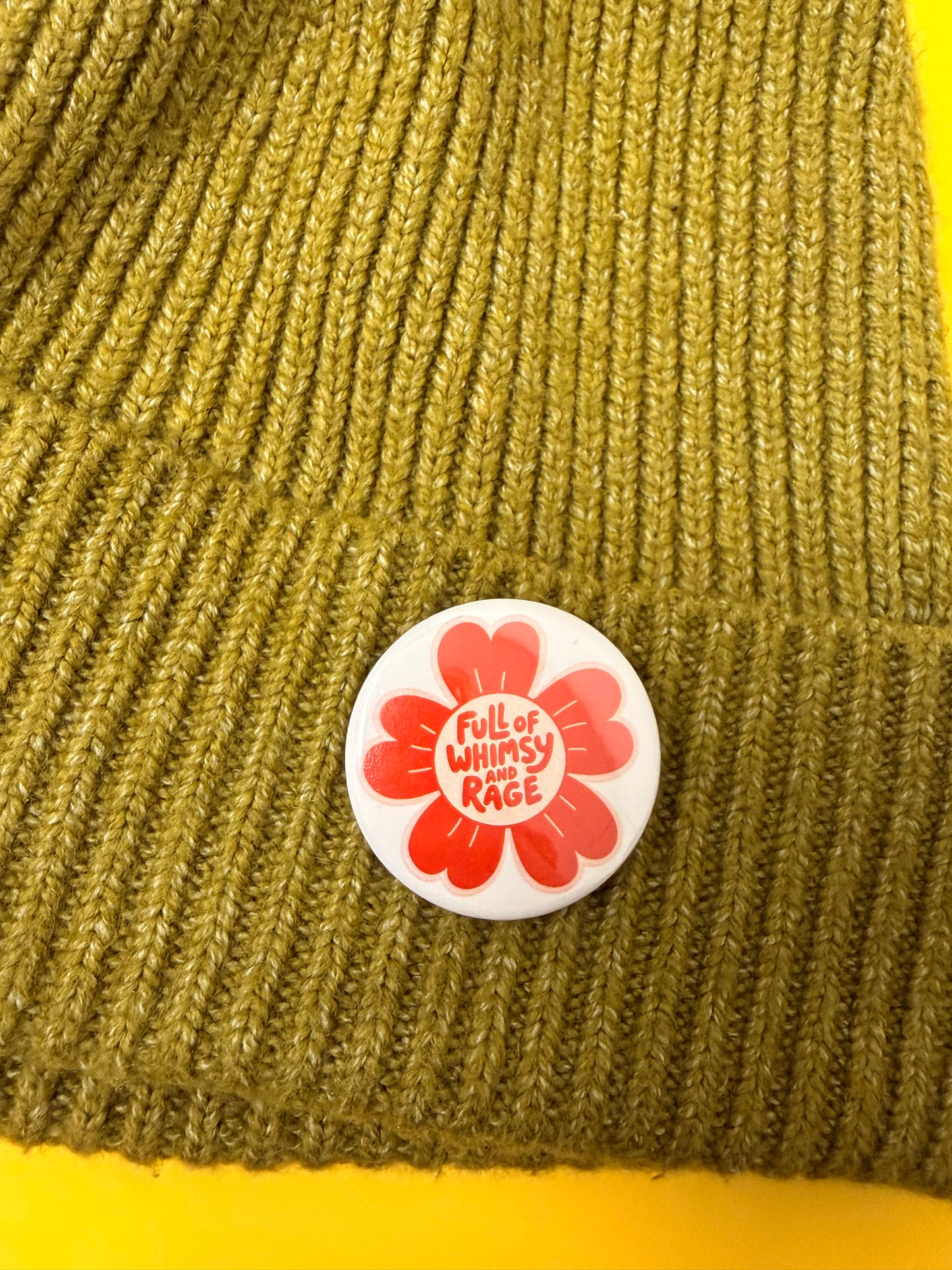 Full Of Whimsy & Rage Button