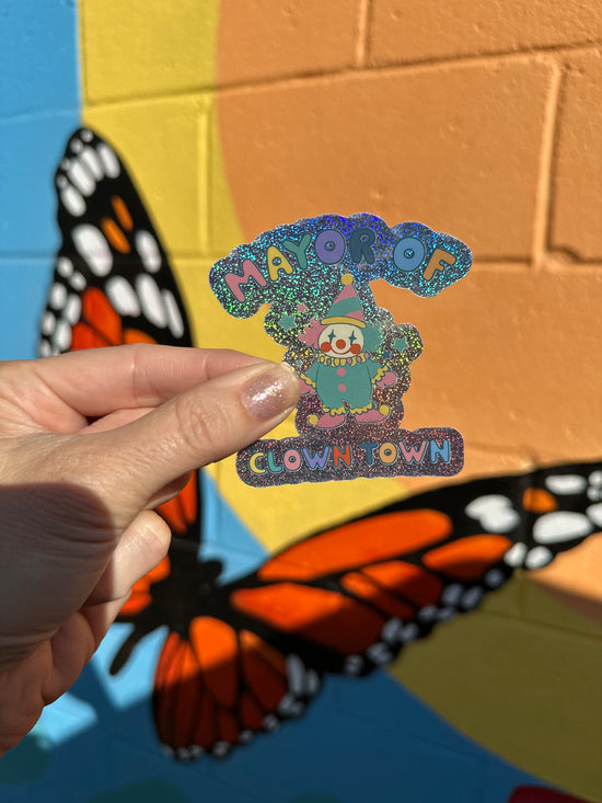 Mayor Of Clown Town Pixie Dust Sticker