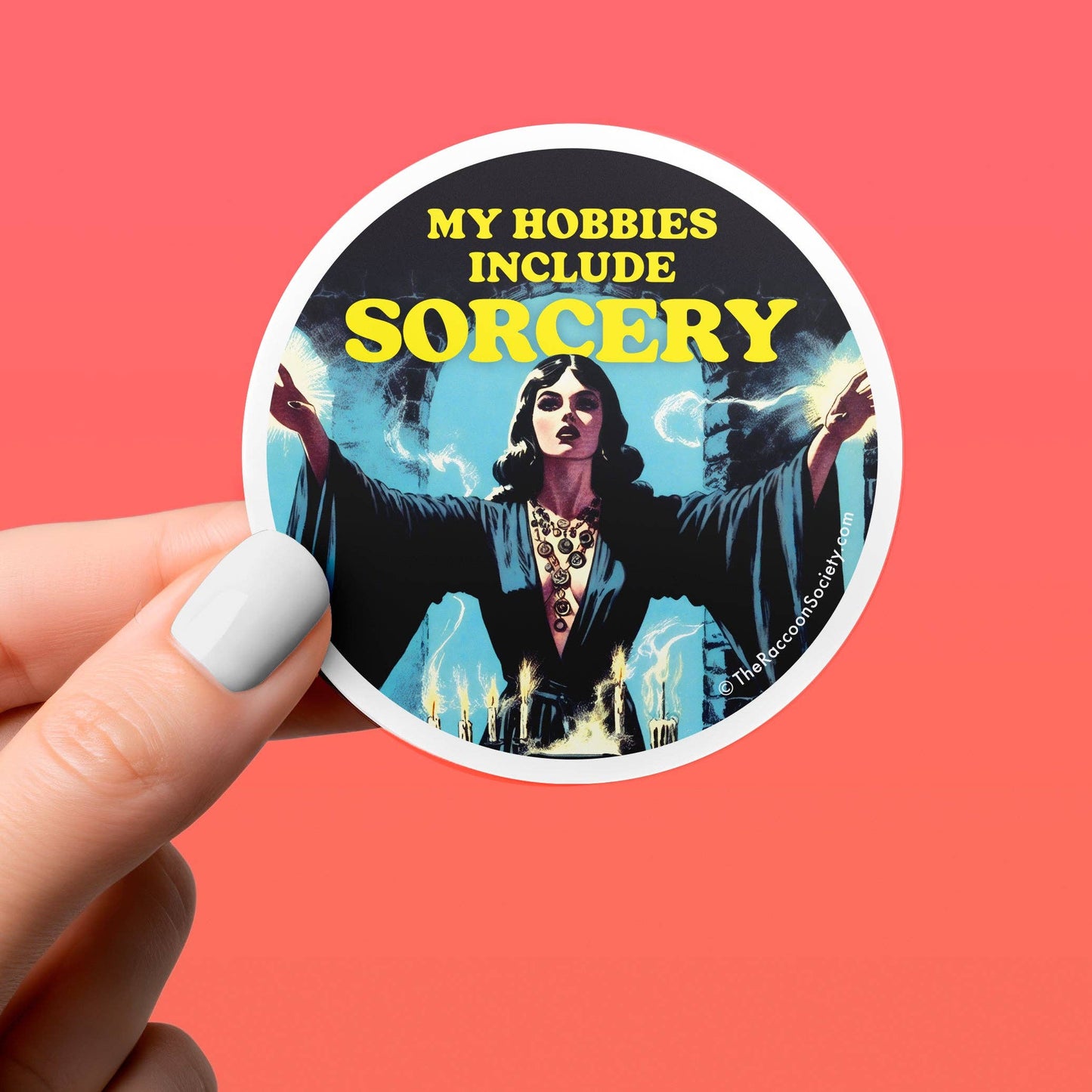 My Hobbies Include Sorcery Sticker