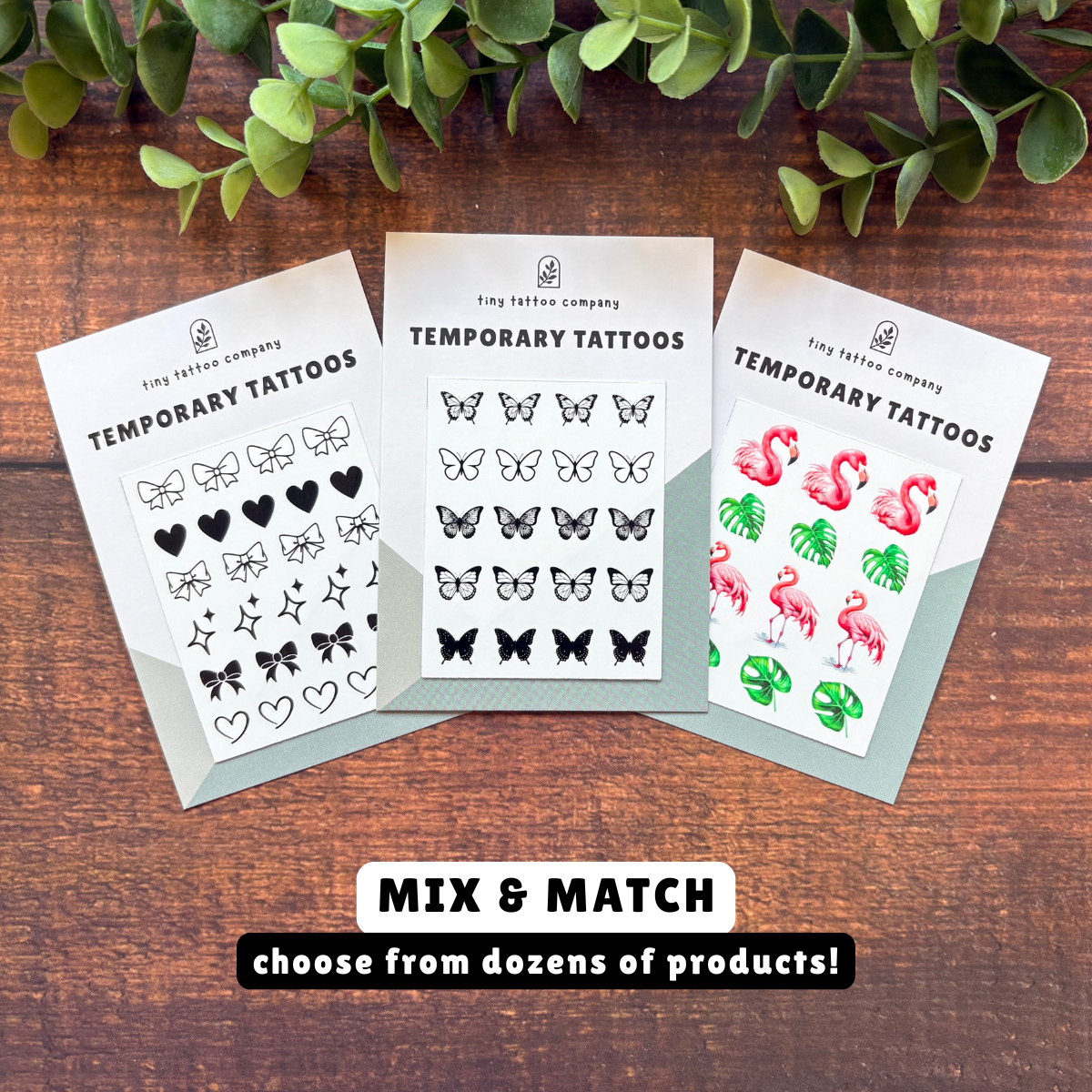 Mini Butterfly Temporary Tattoo Pack 🦋