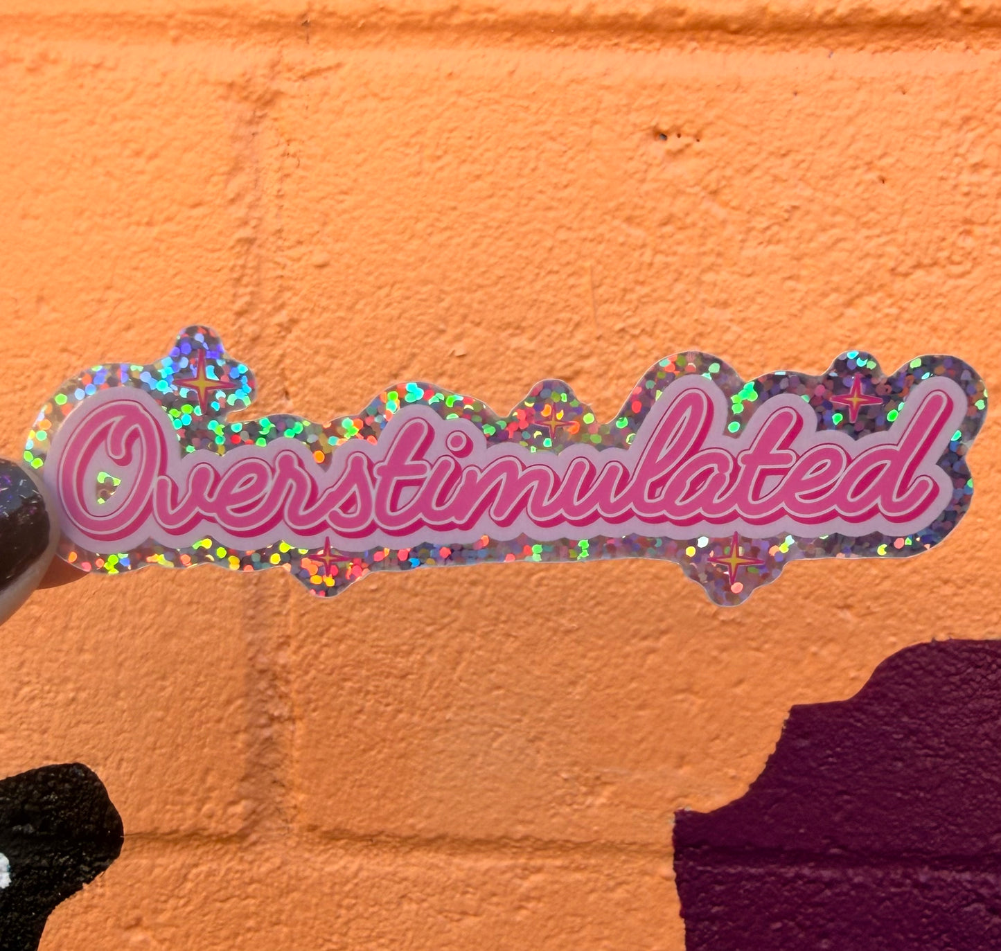Overstimulated Sticker