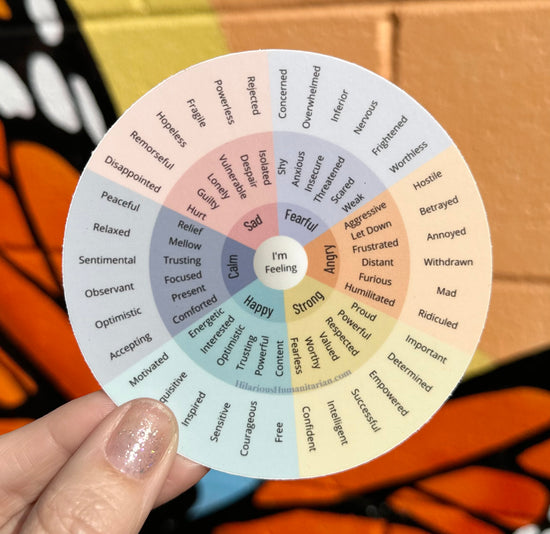 Wheel of Emotions Sticker