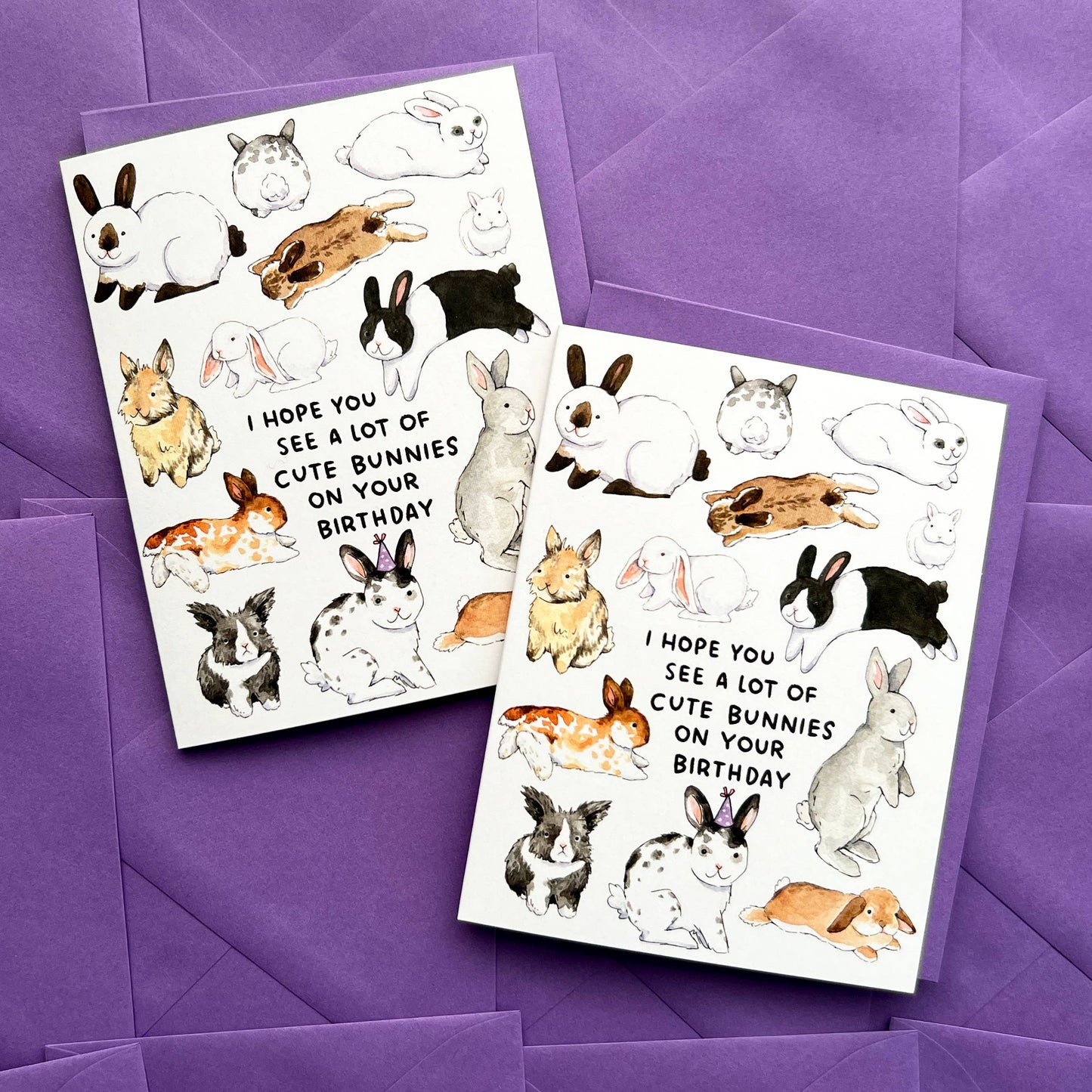 Hope You See A Lot Of Cute Bunnies Birthday Card