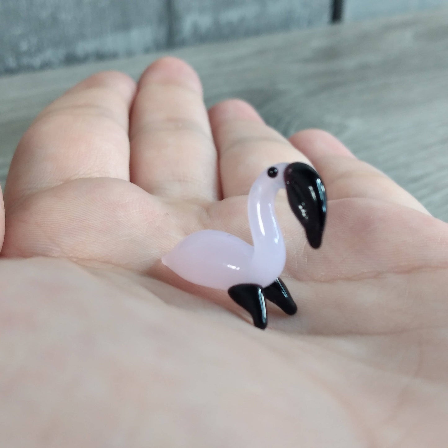 Small Glass Animal Figurines Surprise Pull