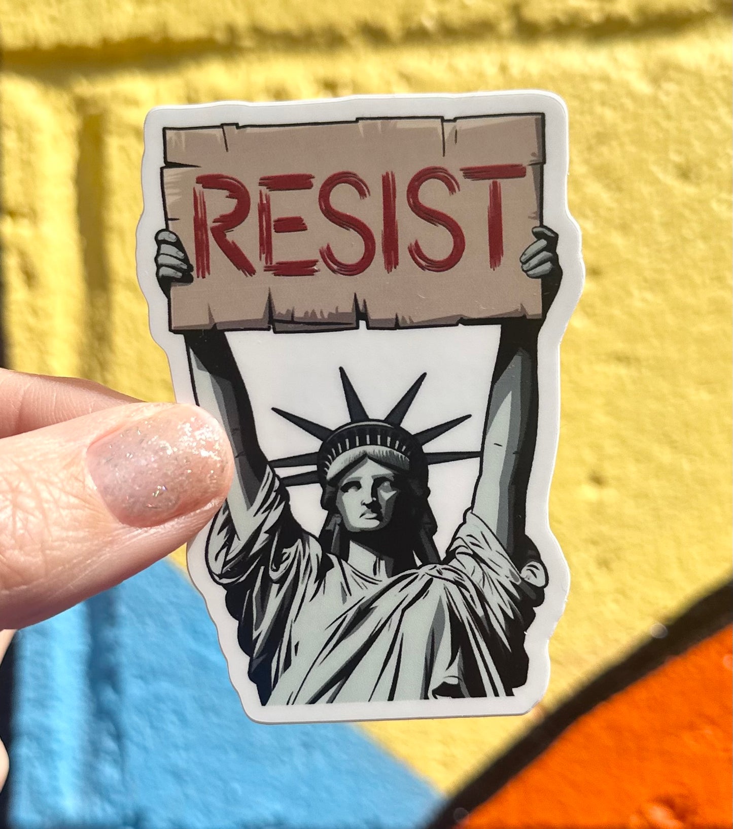 Resist Sticker
