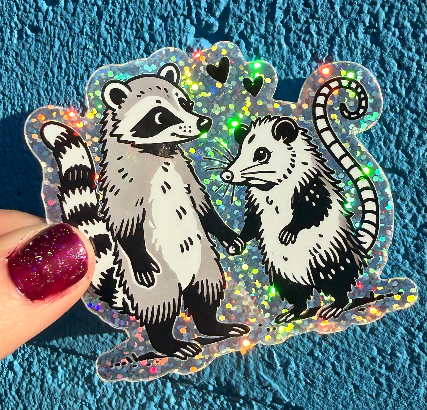 Dumpster Darlings Glitter Sticker
