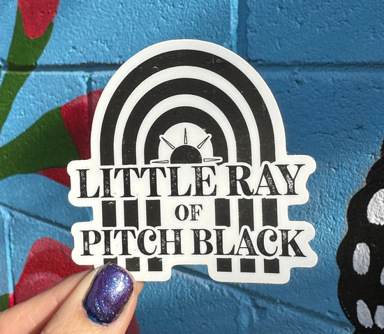 Little Ray Of Pitch Black Sticker