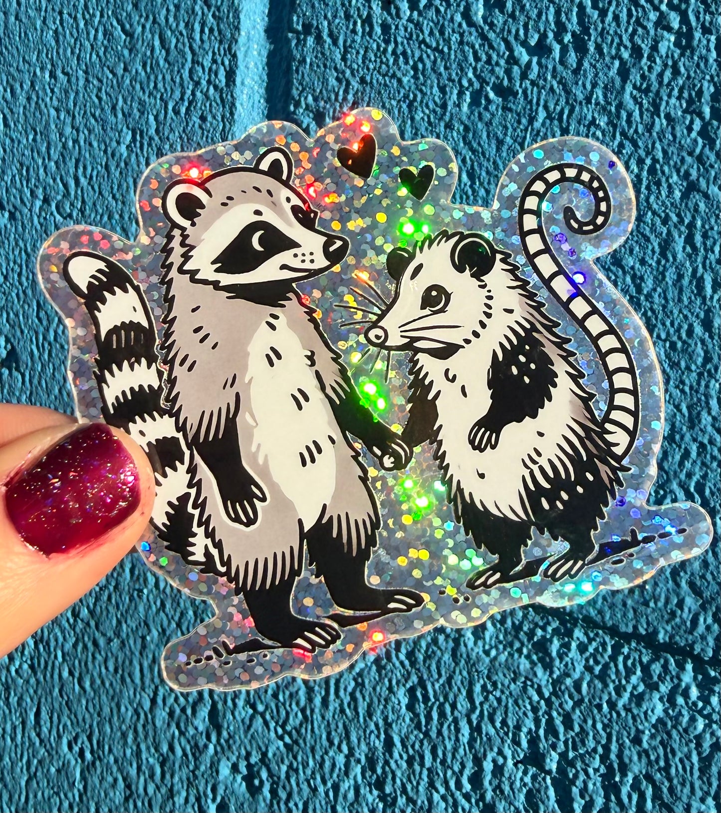 Dumpster Darlings Glitter Sticker