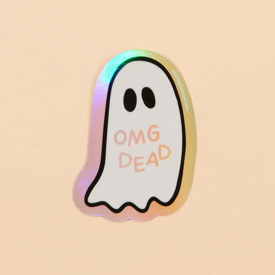 Load image into Gallery viewer, OMG Dead Holographic Sticker
